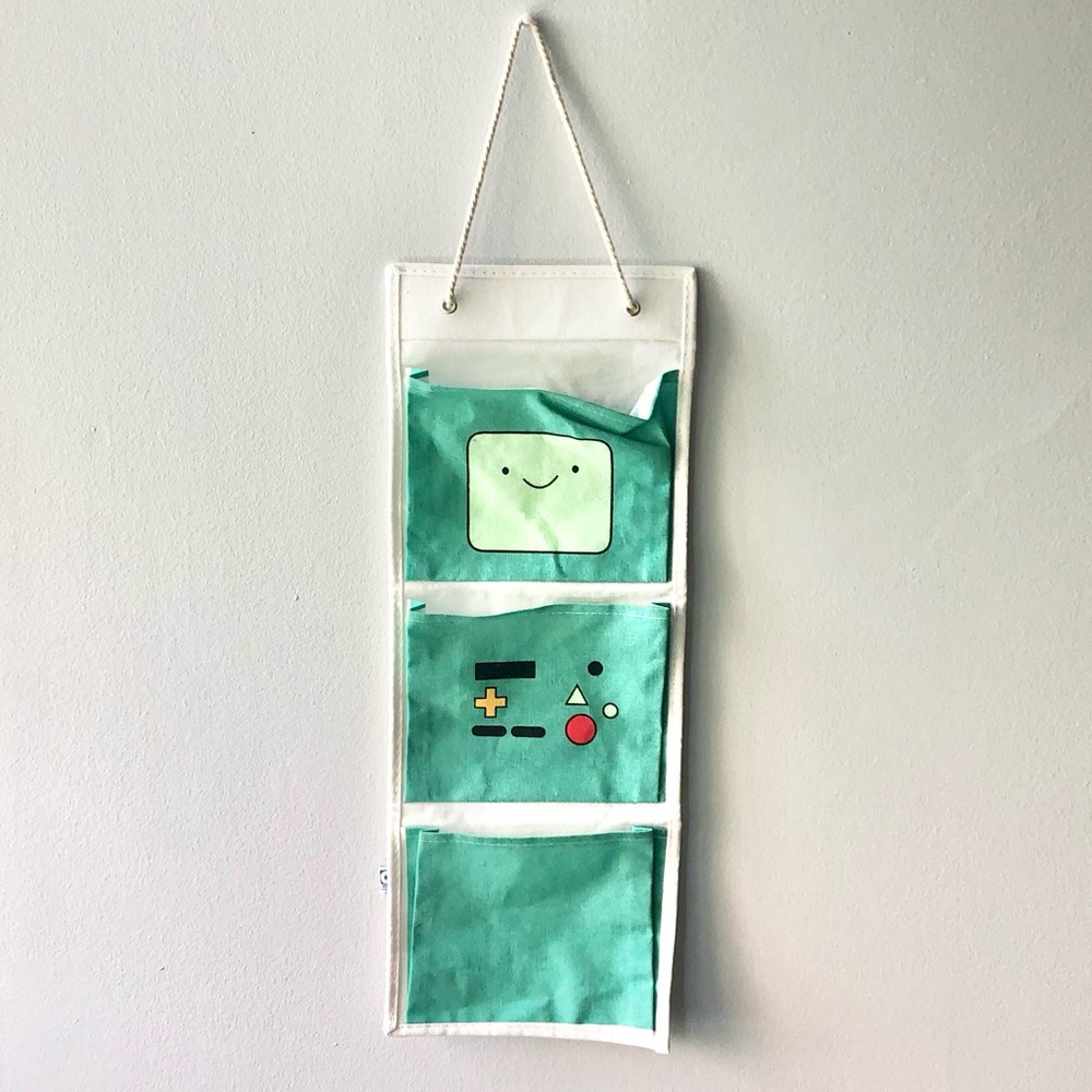 ❤️ MINISO Adventure Time Door Wall Hanging Organizer, Green
